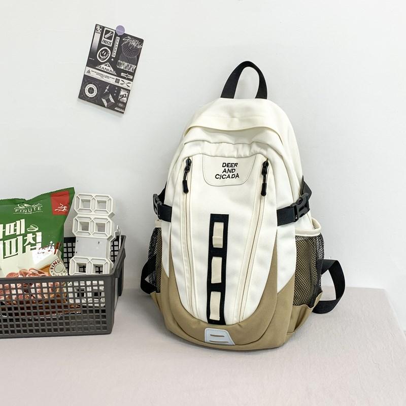 Школьный рюкзак для школьников средней школы, мужской, уличный, компьютерный рюкзак, легкий, водонепроницаемый, женский рюкзак