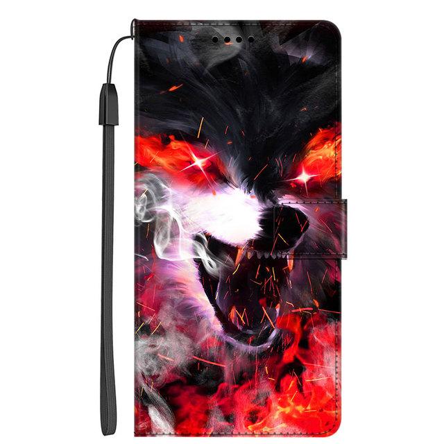 Мультяшный кожаный чехол-книжка с кошельком для Xiaomi Redmi Note 11 11S 12 Pro 5G / Xiaomi Civi 2 / Poco M5 Note12