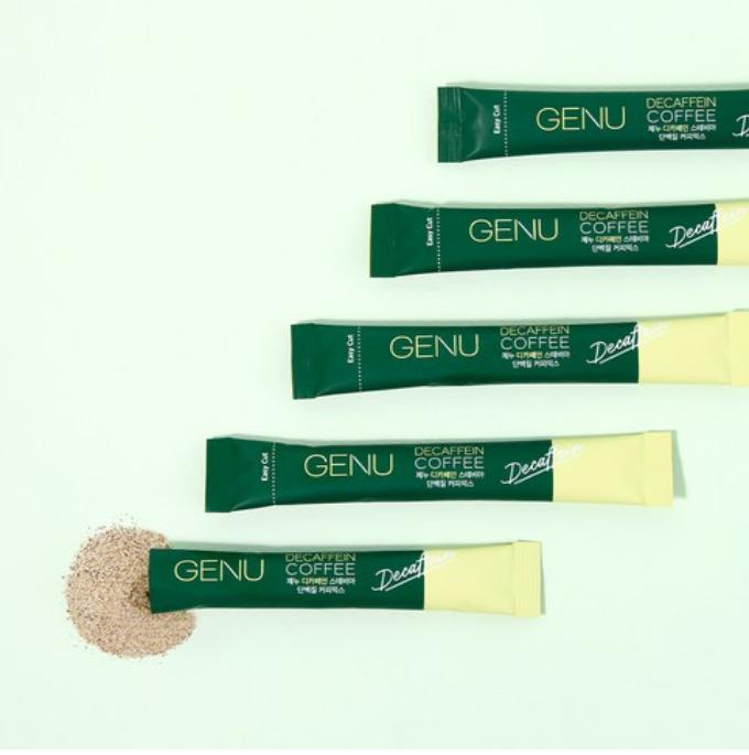 Zenu Stevia Protein Coffee Mix Decaf 60 Sticks – Low Sugar Energy Coffee