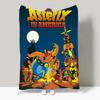 A Asterix E Et Obelix Manga Blanket Design Lightweight  For Dorms, Naps, Living Room, Office,Sofa,All Season