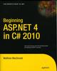 Книга Beginning ASP.NET 4 In C# 2010