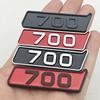 3D ABS Car Fender Side Accessories Logo 700 Sticker Badge Sticker Decals For Mercedes Benz AMG BITURBO 700 BRABUS Auto Styling