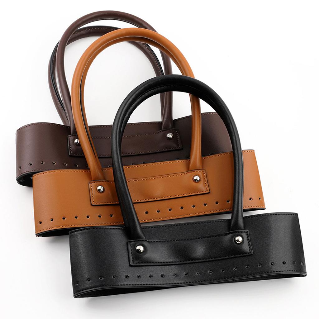 Набор для изготовления сумок из искусственной кожи, дно сумки, модные ручки для сумок, аксессуары для сумок ручной работы для вязания крючком