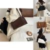 Elegant Pu Leather Shoulder Bag For Women Stylish Small Crossbody Bag Daily Use