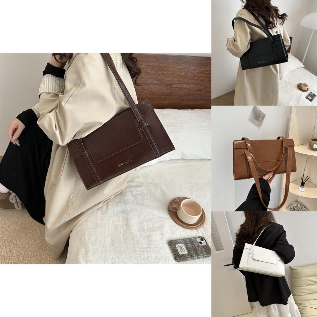 Elegant Pu Leather Shoulder Bag For Women Stylish Small Crossbody Bag Daily Use