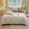 Flower Botanical Duvet Cover Set 3pcs Floral Bedding Set for Kids and Adults Comforter Covers Pillowcases, Washable Home Textil