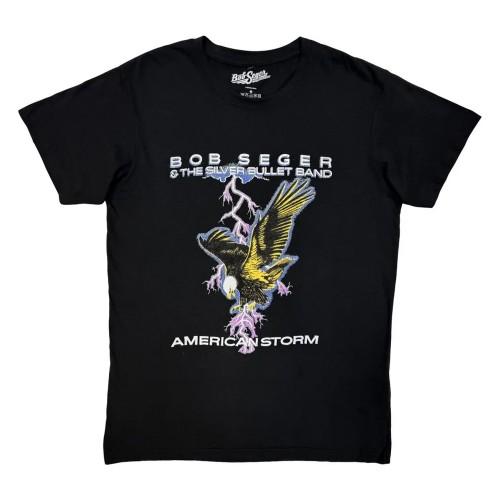 Bob Seger & The Silver Bullet Band Unisex Adult American Storm T-Shirt