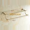 (24",60cm) Double Towel Bar With Crystal Gold Finish/Towel Holder,Towel Rack,Bathroom Accessories . YT-12898-G