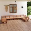 Day and Night - Day and Night Garden Furniture Set 10 Pieces Solid Pine Wood