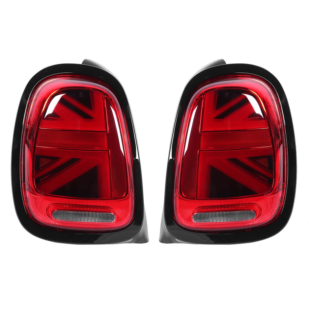 VLAND JCW Union Jack Full LED Tail Lights Red Lens Fits For F55 F56 F57 2014?2020