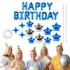 С Днем Рождения Шары Звезды Фольгированные Буквы С Днем Рождения Шарик Фольгированные Буквы Принадлежности для Вечеринки Надувной Домашний Декор Для Детей Мужчин