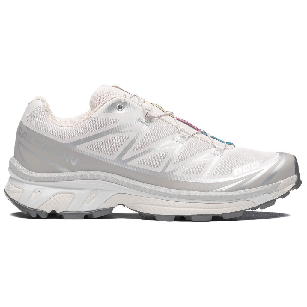 SALOMON XT 6 Текстильные износостойкие дышащие кроссовки для бега Унисекс Белый Серый 479880