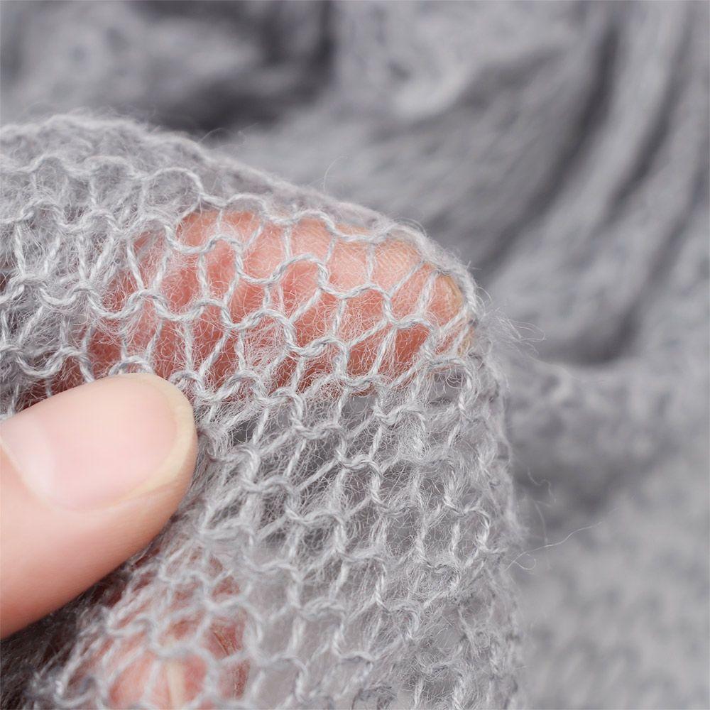 Fashion Soft Long Warm Winter Elastic Baby Photography Props Blanket Stretch Knit Wrap Newborn Wrap