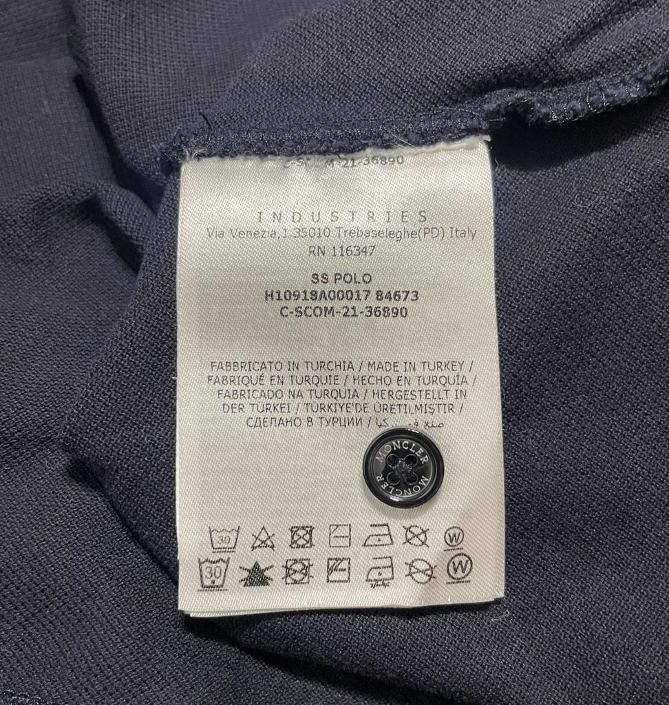 Подержанная мужская рубашка-поло MONCLER