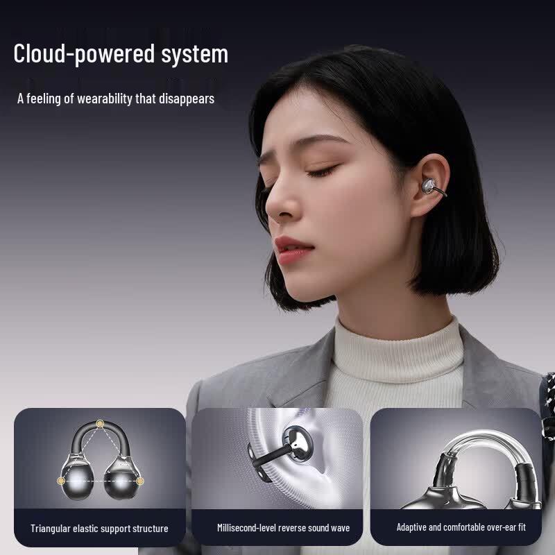Беспроводные наушники OKSJ HY-20 с открытым ухом, на зажиме, Bluetooth