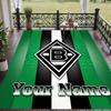Custom Text Printed Rug Borussia Mönchengladbach Non Slip Floor Carpet For Home Room Decor