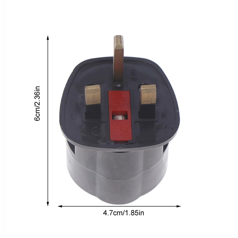 250 В 13 А Многофункциональный адаптер вилок Eu Европейский в UK 2-контактный преобразователь мощности розетка путешествия Дубай Сингапур универсальный адаптер