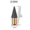20PCS 0.5mm Head for No Ink Pen Replaceable Universal Eternal Pencil  No Ink Pen