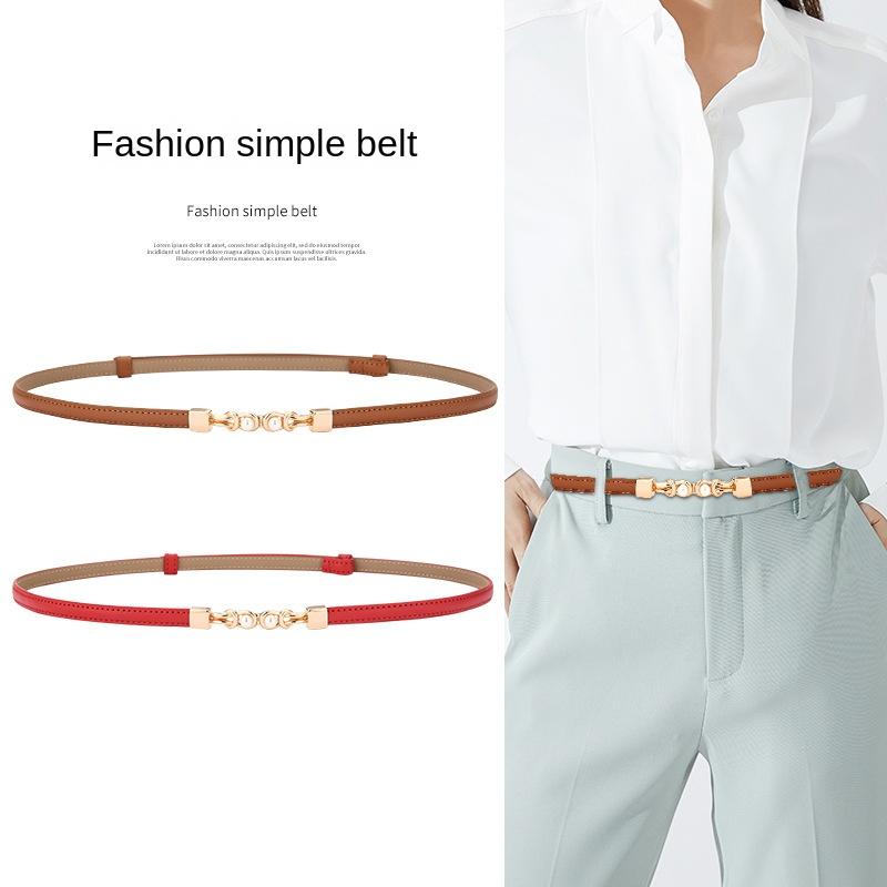93 см женский тонкий кожаный ремень модный и универсальный с платьем простой костюм пальто поясной ремень