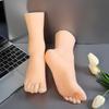 Silicone Mannequin Feet Fetish Female Foot Model Fake Nail Art Display Tassel Bone Ankle Dummy Human Medical 3604
