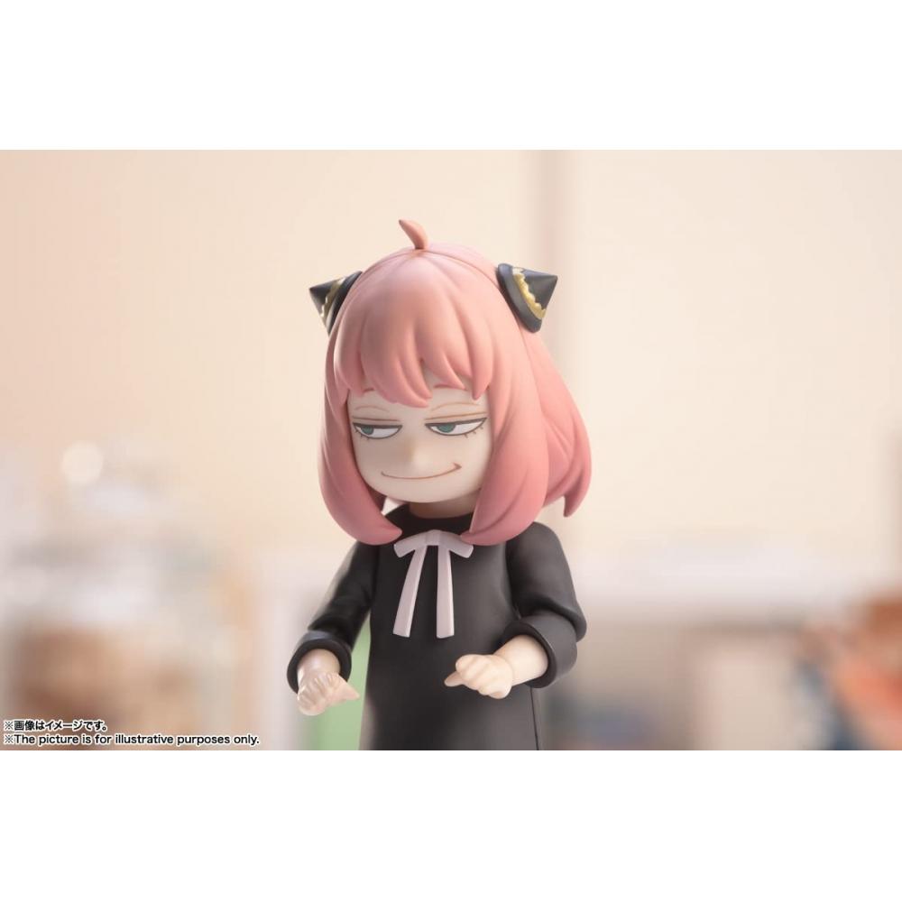 Bandai ДУХИ SHFiguarts ШПИОН×СЕМЬЯ Аня Форджер примерно. 80 мм окрашенная подвижная фигурка из АБС и ПВХ