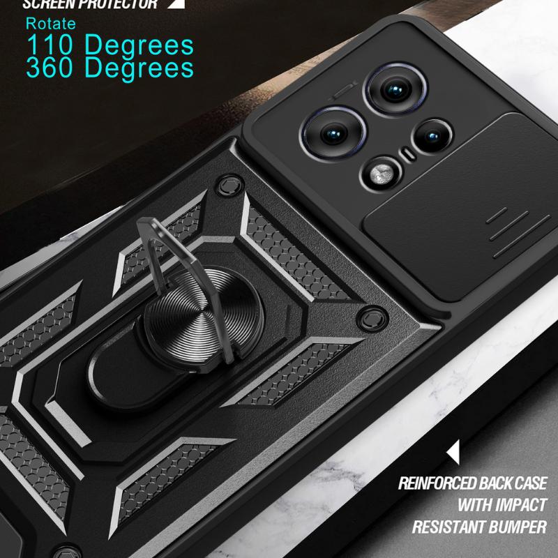 Защитный чехол для камеры со слайд-объективом для Moto Edge 50 Pro Edge 40 Neo 40 X40 Edge 2023 Edge 30 Ultra Neo 20 Lite Fusion Hybrid с магнитным кольцом-держателем