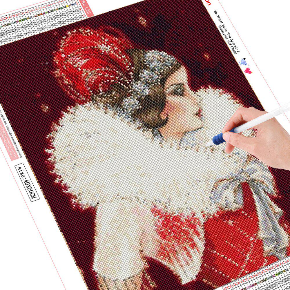 5D Diamond Painting Portrait Diamond Mosaic Beauty Full Diamond Embroidery Picture Rhinestone