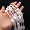 1 нить элегантные белые искусственные жемчужные бусины для самостоятельного изготовления женского ожерелья, браслета на щиколотку, аксессуаров, изготовления ювелирных изделий, рождественского подарка, роскошные бусины 36 см