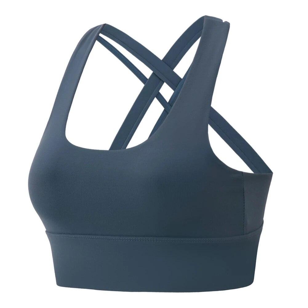 Женский активный бюстгальтер с регулируемой спинкой, спортивные бюстгальтеры с перекрестием, рубашки для йоги, жилет для бега, бюстгальтер для йоги, противоударный спортивный бюстгальтер, спортивная одежда с эффектом пуш-ап