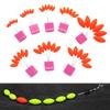 Fluorescent Color Line Group Fishing Tackle Fishing Float Seven Floats Fishing Accessory