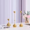 1/3pcs Silver Gold Black Candlestick Holder Romantic Wedding Photography Props  Home Dining