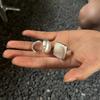 Foxanry Скраб Геометрические Кольца Для Женщин Пар Пар Классические Простые Преувеличенные Модные Личность Хип-Хоп Вечеринка Ювелирные Аксессуары