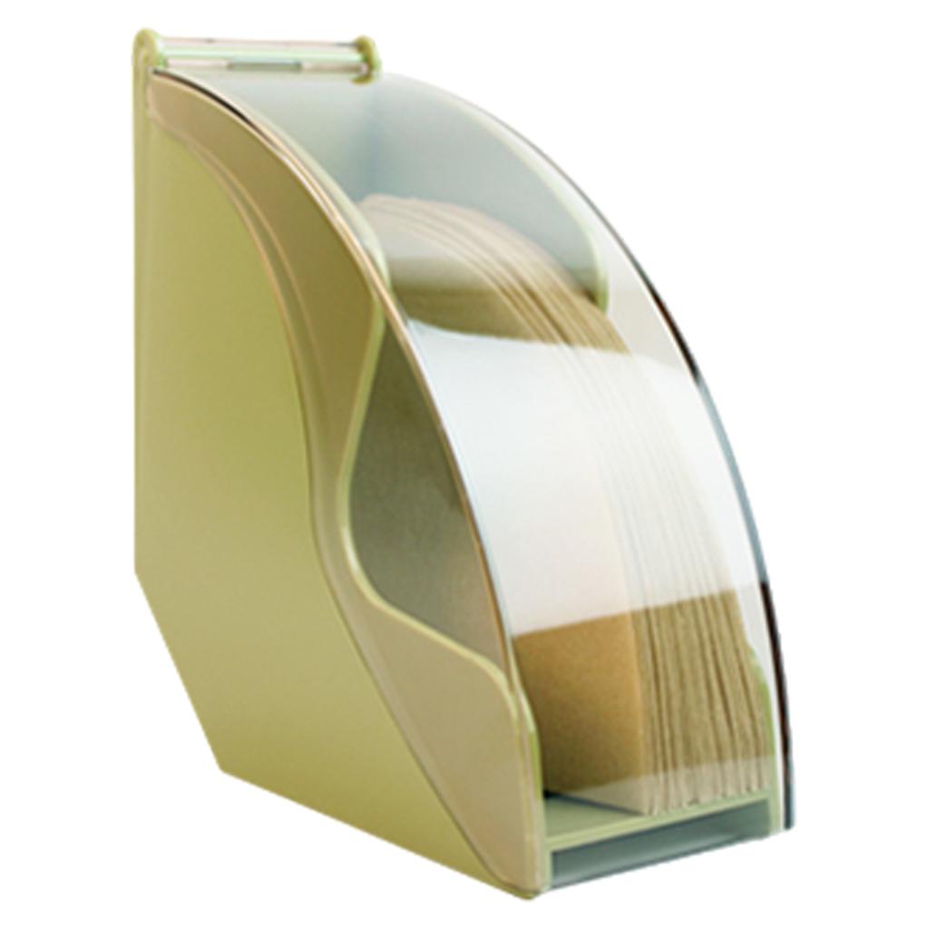 Многоцелевой ящик для хранения фильтровальной бумаги, пылезащитный дизайн, портативный аксессуар для домашнего хозяйства и ежедневного использования в кафе