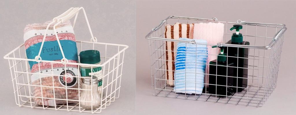 Habiter Storage Basket Chrome Wire Basket S SWZ-001-AA