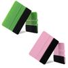 Plastic Scraper With Cloth Soft Anti Scratch Car Body Color Changing Film Glass Film Application Tool Sticker Scraper