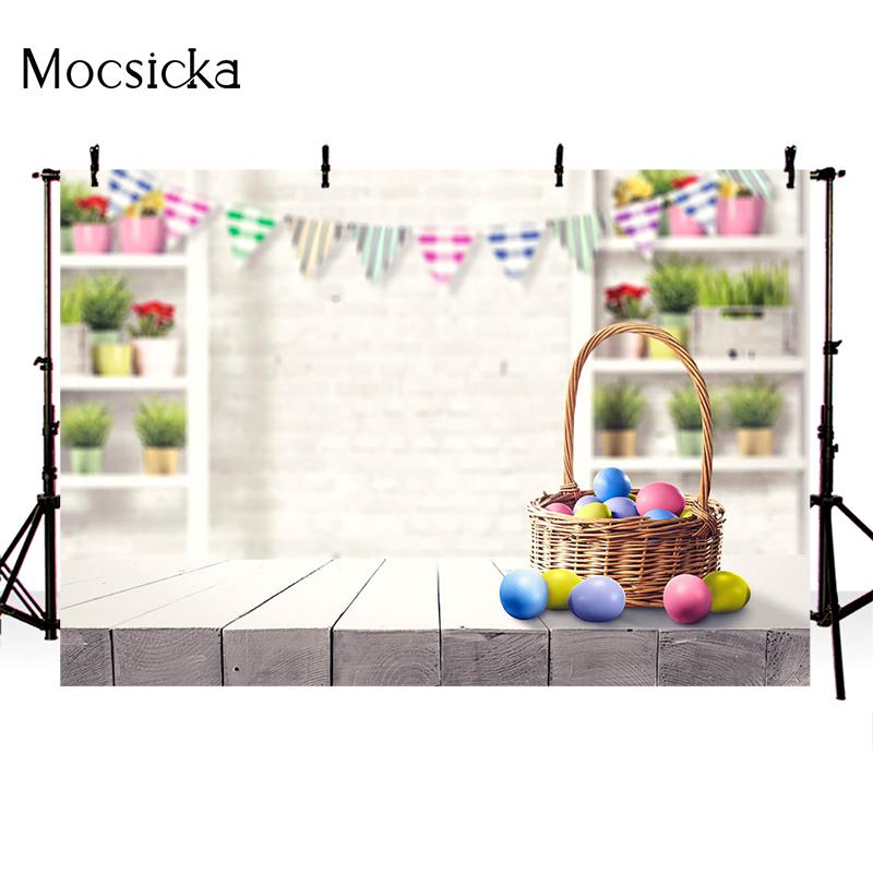 Mocsicka Пасхальный Фотофон Яйца Деревянная Доска Реквизит Для Детского Праздника Портрет Ребенка Фото Баннер