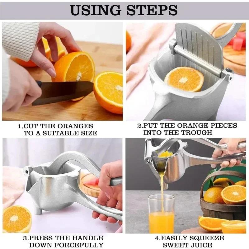 Thickened Manual Juicer, Orange Juice Squeezer, Sugarcane Pomegranate Orange Juice Squeezer, Lemon Juicer, Household Gadget