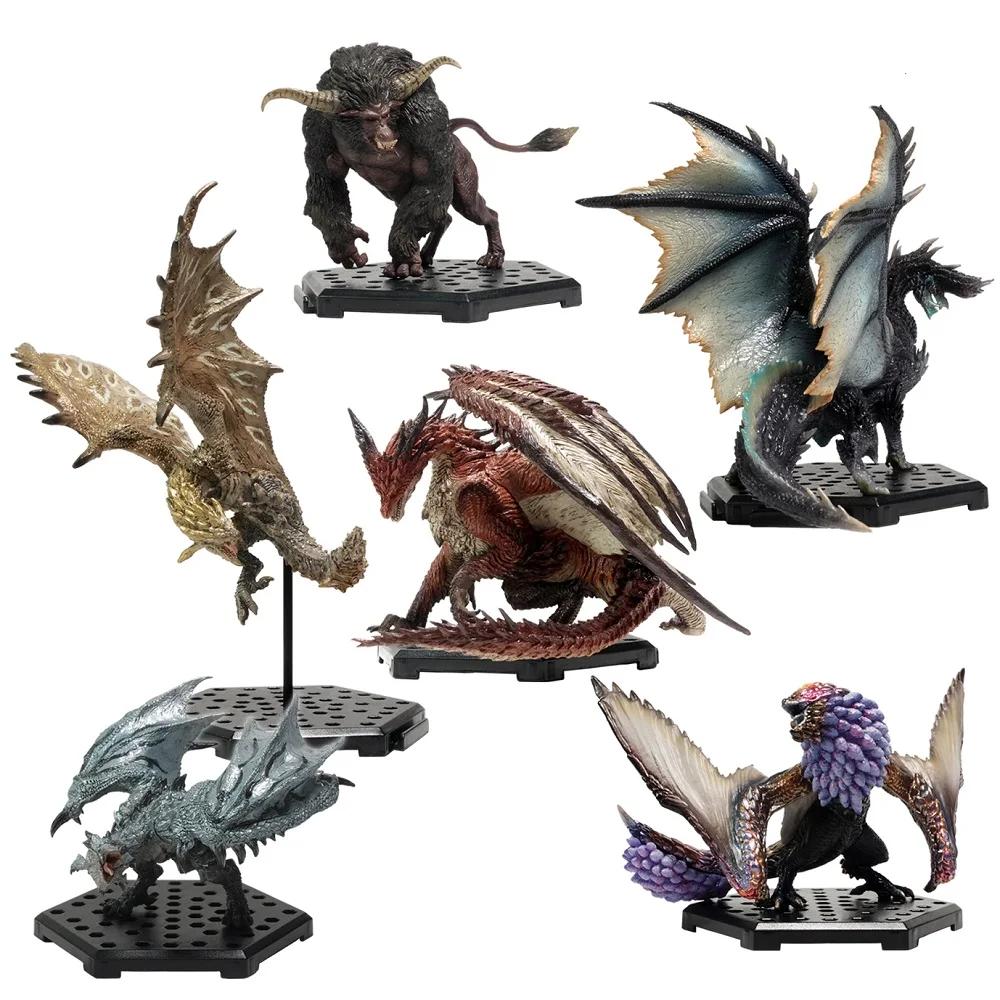 Оригинальная Масштабная Модель Monster Hunter Rise of Dawn Серия Изумительный Черный Дракон Сафи'джива Фигурка-Игрушка