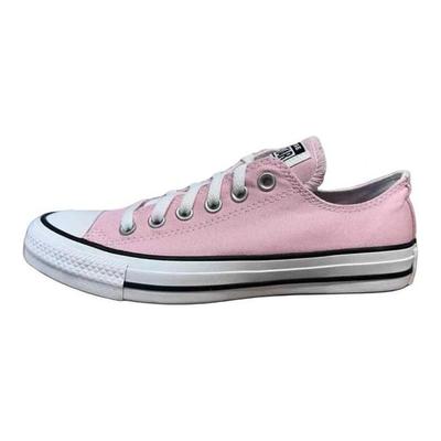 All Star Удобные Простые Низкие Кеды из Канваса Унисекс Кроссовки Розовые A12817C