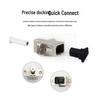 Fiber Optic LC Female to SC Female Coupler Adapter