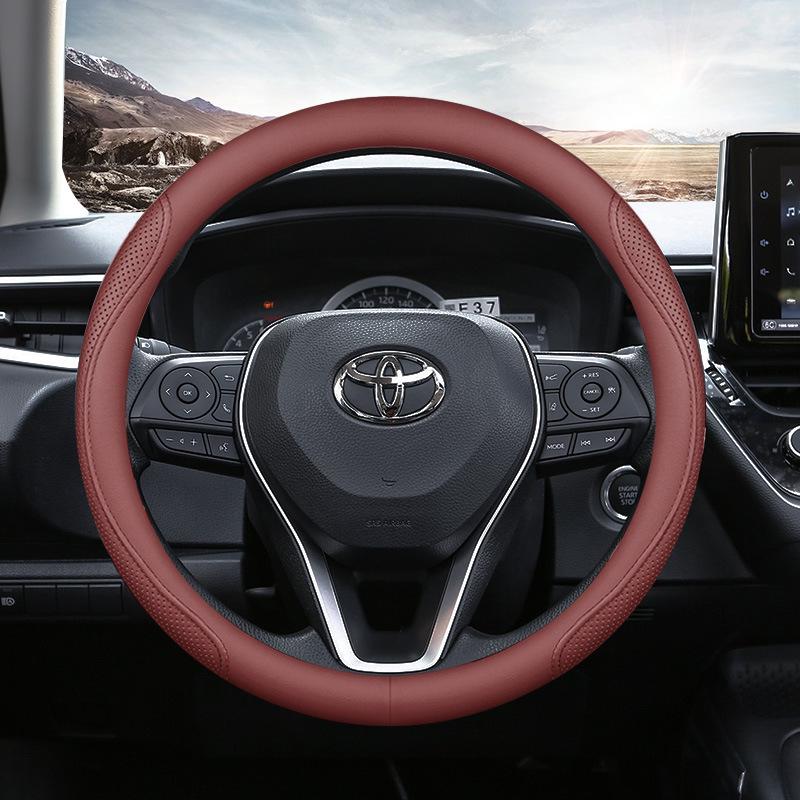 Совместимая с Toyota оплетка рулевого колеса для Frontlander, Corolla, Levin, RAV4, Velanda, Highlander