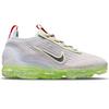 Nike Air VaporMax 2021 Flyknit Light Bone Lime Ice женские кроссовки White Ghost Black DC4112-003