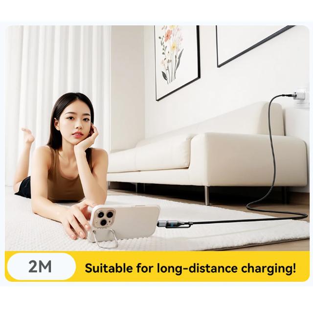 Essager Кабель USB 4 в 1 с цифровым дисплеем Type C 100 Вт PD Кабель для быстрой зарядки для iPhone Macbook iPad Xiaomi Кабель Type C Lightning