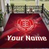 Custom Text Printed Rug Hull KR Non Slip Floor Carpet For Home Room Decor