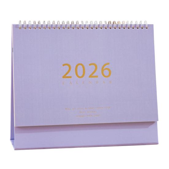 2026 Desk Calendar Retro Style Thick Paper Time Management Planner Home Office School Daily Schedule Planner