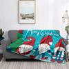 Home Decoration Plush Throw Sofa Blanket Bedspread Bed Fluffy Soft Blankets Decor Plaid Modern Halloween Merry Christmas Winter