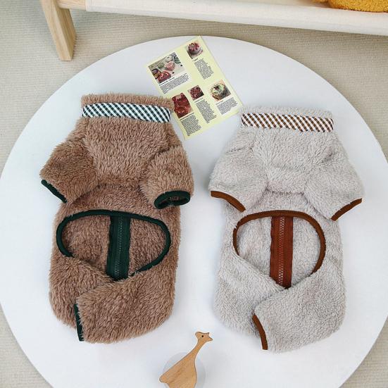 Yousheng Pet Clothes Удобный зимний комбинезон для собак с застежкой-молнией, удобный комбинезон для кошек, товары для животных