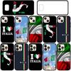 Cover for iPhone 16 15 Xiaomi Redmi Note 14 13 12 11 Pro Max X 8 16e Samsung Galaxy S25 S24 S23 Moto OPPO Huawei Italy Italia National Flag Phone Case