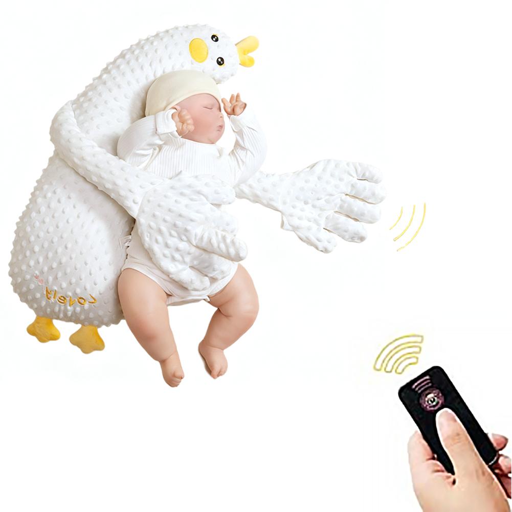 Anti-Startle Baby Soothing Hand, Newborn Sleep Aid Pillow with Hug & Pat Simulation, Calming Companion for Crib & Travel