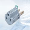 Для использования в помещении 3-2-контактный электрический адаптер, безопасные заземленные розетки-преобразователи 125 В/15 А, компактный заземляющий зарядный адаптер
